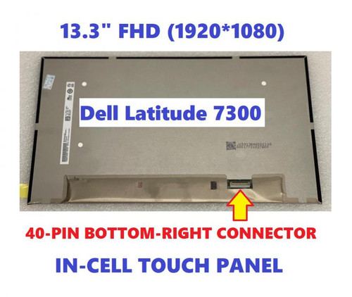 HHYCY 13.3" Touch screen FHD LCD Widescreen Matte Dell Latitude 7300 eDP