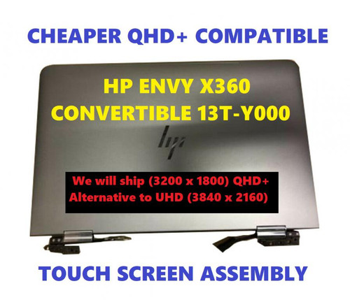 13.3" LCD Touch Screen Complete Assembly for HP ENVY X360 13-Y 13T-Y 906707-001