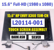 HP ENVY x360 15-CN000 15-cn001 LCD Display Touch Screen Full Assembly + Hinge Up