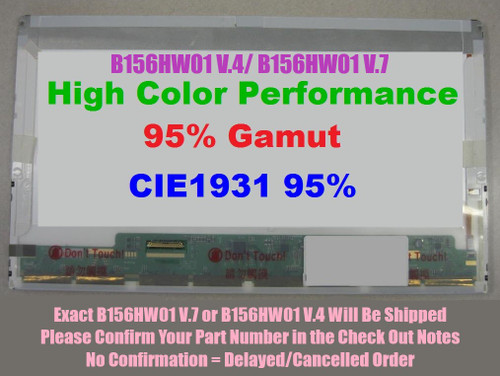 0A66631 B156HW01 V.4 Original Lenovo LCD 15.6" FHD LED 95% Screen Panel New