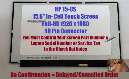 New 15.6" Fhd Glossy In-cell Touch Screen Display Compaq Hp Sps L25333-001