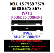 Dell Inspiron 7569 7579 LCD Touch Screen w/Trim Digitizer K38M2 0RW48 0JD02