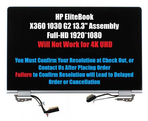 917927-001 HP Hinged Up 13.3" Display