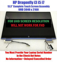 HP Touch Screen Assembly UHD for use in models with WWAN L83451-001