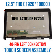 Dell E7250 12.5" Touch Digitizer LCD Screen Assembly 1920X1080 LP125WF1-SPG1