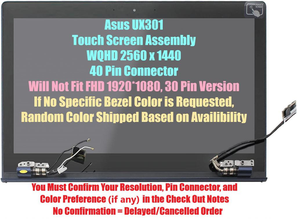 13.3" QHD LCD Screen Display Asus Zenbook UX301 UX301L UX301LA