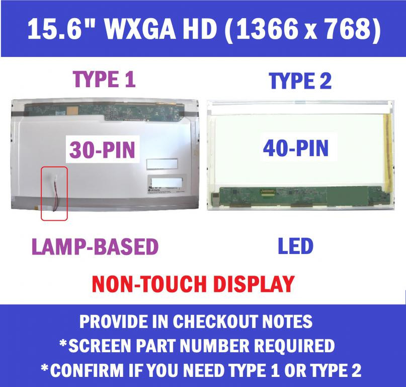 Asus X5DC X52F K53E X53U X53U X54C K55A X55A 15.6" Laptop Screen Display