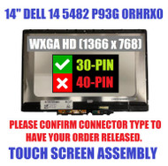 Genuine 3j5dw Dell Inspiron 5482 2-in-1 14" Fhd Tsn LCD Display Assembly Panel