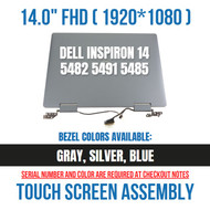 Complete Dell Inspiron 14 5491 2-In-1 LCD Touch Screen Display Panel Assembly