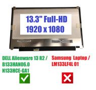 New 13.3" Fhd Display Screen Panel Matte Ag Like Auo B133han06.0 H/w:0a F/w:1