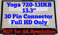 13.3" LP133WF4(SP)(B1) LCD Touch Screen Digitizer Bezel Lenovo Yoga 720-13