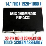 90NX02G1-R20010 Asus 14.0" FHD Blue Silver Touch Screen Assembly C433TA-BM3T8