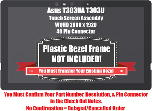 NV126A1M-N51 12.6" Touch LCD Screen ASUS Transformer 3Pro T303UA T303U