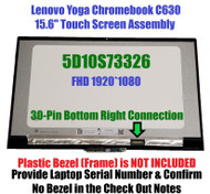 LED LCD Touch Screen Assembly Lenovo Yoga Chromebook C630 15 81JX 5D10S73326 NO BEZEL