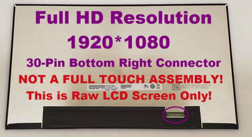 New 13.3" Fhd Matte Ips Display Screen Panel For Asus Zenbook Ux333f 100% Srgb