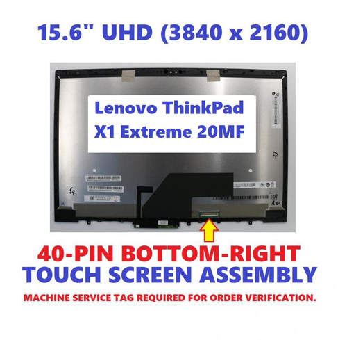New Lenovo ThinkPad X1 Extreme 1st Gen LCD Touch Screen panel 01YU648