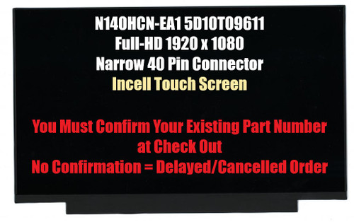 Inx 14.0" FHD IPS Ag Lclw 5d10v82392