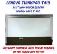 14.1" Led Wxga Screen For Ibm Lenovo Thinkpad T410 2537