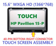 HP PAVILION 15-P080CA 15-P083NR 15-P087CA Touch Screen Glass Digitizer Assembly