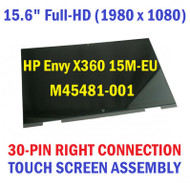 15.6" LCD Touch Screen Assembly HP Envy X360 15M-EU 15-EU 15Z-EU M45481-001