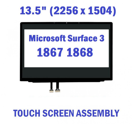 13.5" Display For Microsoft Surface Laptop 3 1867 1868 1873 LCD Display Touch Screen Digitizer Assembly for Surface Laptop 3 LCD