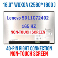 2.5K 16.0" LAPTOP LCD Screen BOE NE160QDM-NY1 eDP 40 Pin Matte 2560x1600 16:10