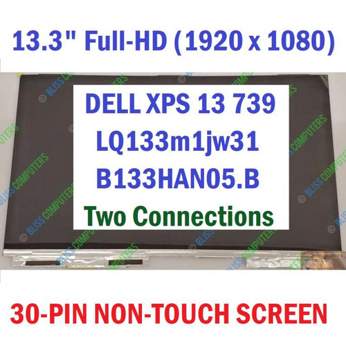 13.3"lcd Led Screen B133han05.b Ips For Dell 006vg6 Fhd 10+30pin Non-touch