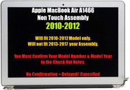 Apple Macbook Air 13 A1466 2010 2011 2012 Full LCD Screen Assembly