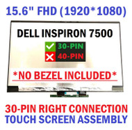 Dell Inspiron 7500 2-in-1 LCD 15.6" Touch Screen 6VDKX 9661J LP156WFF(SP)(B1)