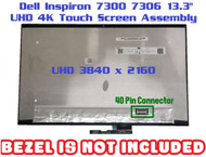 13.3" 4K LCD Touch Screen Digitizer Dell Inspiron 2-in-1 7306 3840X2160