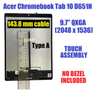 Acer Chromebook Tab 10 D651N LCD Touch Screen Digitizer Bezel