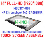 M00317-001 LCD Touch Screen Assembly Bezel HP Chromebook X360 14C-CA0053DX