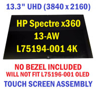 HP Spectre x360 13-aw0081nr 13.3" LCD touch screen assembly Ultra HD