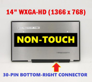 AUO P/N B140XTN07.7 No screw holes 14" HD Display LCD LED Screen