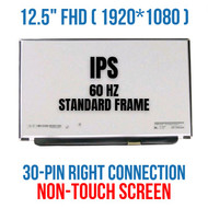 New 12.5" Led Fhd IPS Display Screen Panel Matte Ag IVO M125nwf4 R3