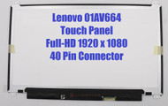 Auo 13.3" Led Fhd REPLACEMENT On-cell Touch Screen B133hak01.1 0a
