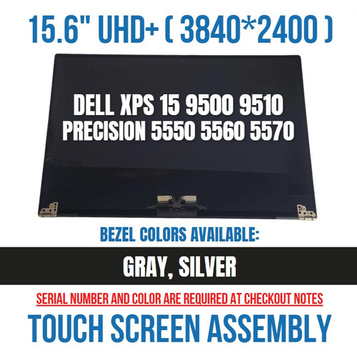 Dell 4MCR0 15.6" UHD+ 3840x2400 Touch LCD Assembly Precision 5550