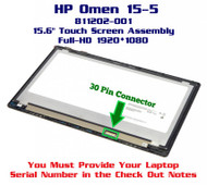 HP Omen 15-5010nr 15.6" FHD LED LCD Touch Screen Display Assembly Frame New