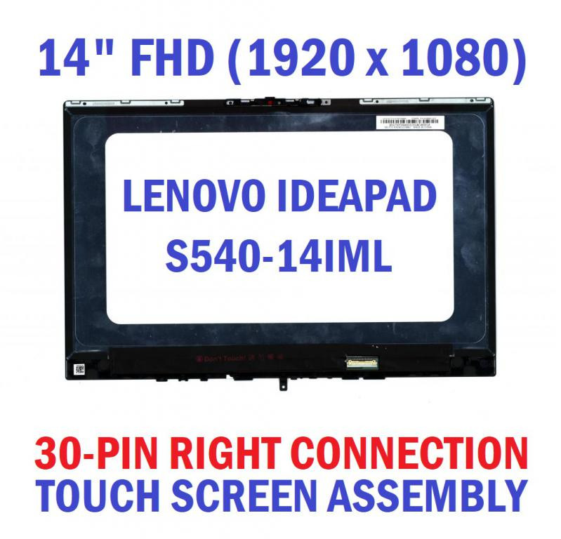 Lenovo S540-14IML Laptop ideapad 14.0 FHD LCD Touch Screen Type 81NF