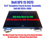 Oem "vktr1" Dell Xps 15 9575 Fhd 19201080 Resolution Touchscreen Lcd Assembly