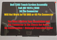 LED LCD Touch Screen Digitizer Display Assembly Bezel Dell Inspiron 13 7386