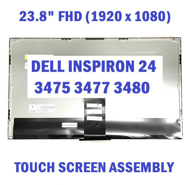 Dell Inspiron All-in-one 3480 23.8" LCD Touch Screen Display Assembly P/N  D72YX