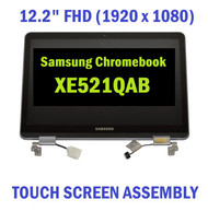 SAMSUNG CHROMEBOOK XE521QAB 12.2 LCD Touch Display Screen Full Assembly Hinge Up