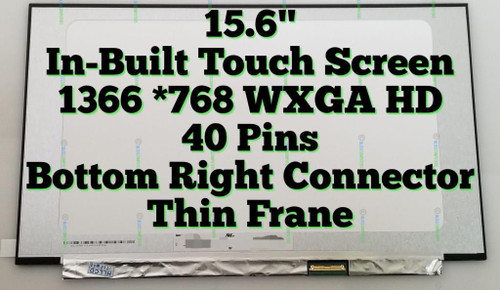New Screen REPLACEMENT B156XTK02.0 Touch Digitizer 15.6" HD WXGA Slim LED LCD Screen Display