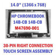 M47690-001 LCD Touch Screen Digitizer Assembly HP Chromebook x360 14b-cb0000