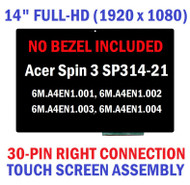 1080p FHD LCD Touch Screen Digitizer Acer Spin 3 series SP314-21N-R3KD N19W2