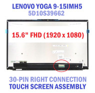 5D10S39662 NV156FHM-N52 Lenovo LCD Display Module Assembly Yoga 9-15IMH5 82DE