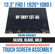 HP ENVY 13T-AQ100 13-AQ1076NR LCD touch screen Hinge Up FHD L53379-001