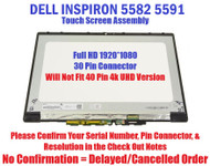 15.6" Dell Inspiron 15 5591 2-in-1 FHD LCD Display Touch Screen Assembly Bezel