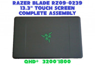 2017 Razer Blade RZ09-0239 13.3" QHD+ IGZO Touch Screen Assembly Black